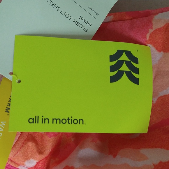 NEW! Girls' Softshell Jacket - All In Motion Pink XL - Picture 12 of 16